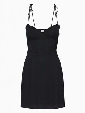 Aritzia Wilfred New Fable Sweetheart Bustier Mini Dress Black Size 0